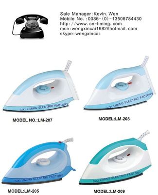 110/230V LM207-DRY IRON avec une solution de repassage des semelles en aluminium