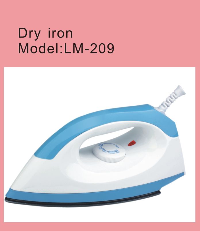 Fer à sec LM-209 Puissance de 1000 W et longueur de câble de 1,5 m pour un repassage pratique